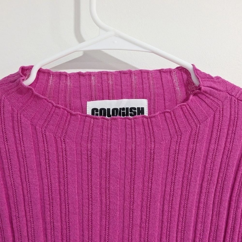 NEW Colorush Hendrix Rib Knit Funnelneck Sweater - Picture 5 of 9